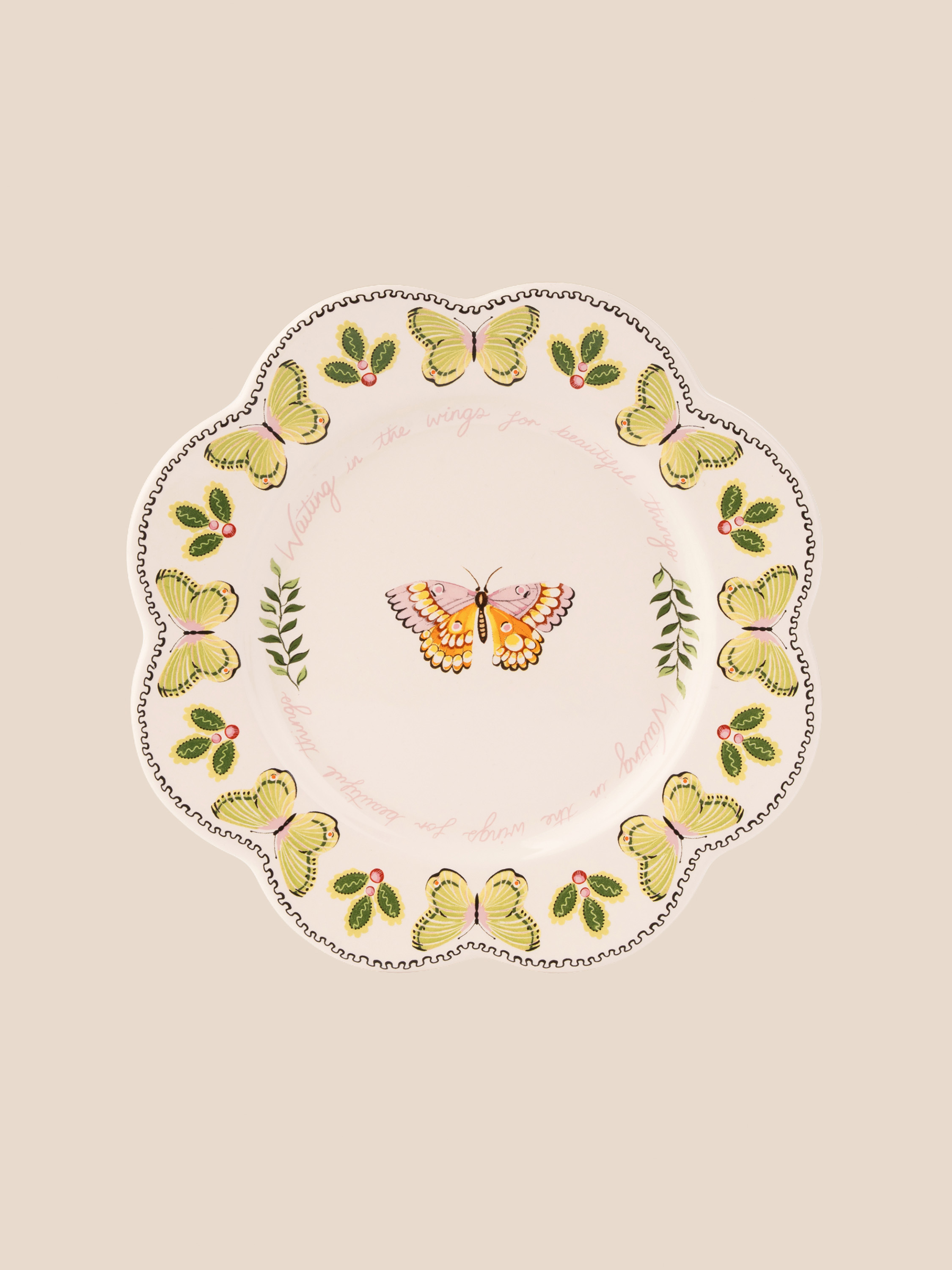 Butterfly Dance 花邊造型盤