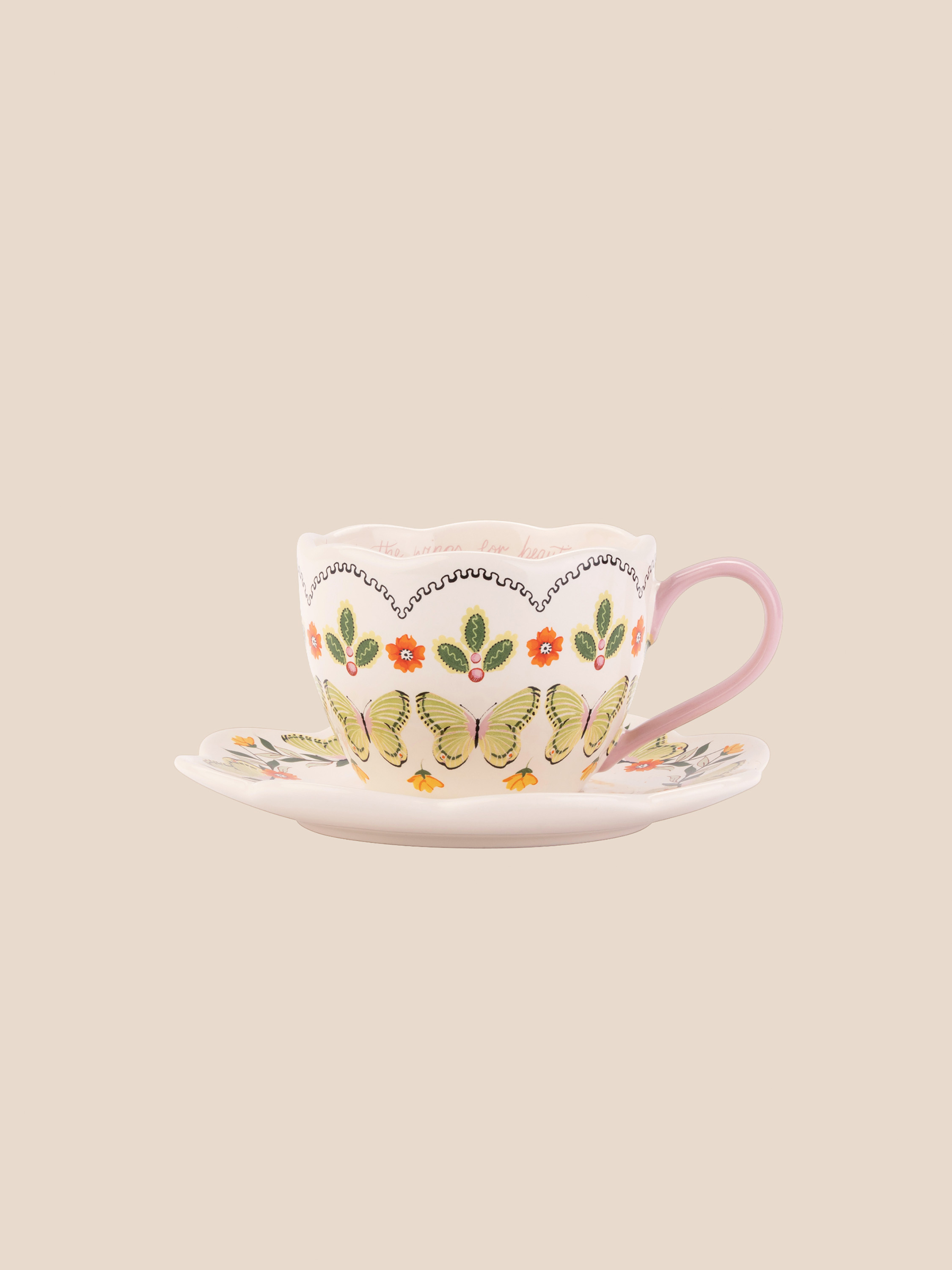 Butterfly Dance 英式午茶杯盤組(單入)
