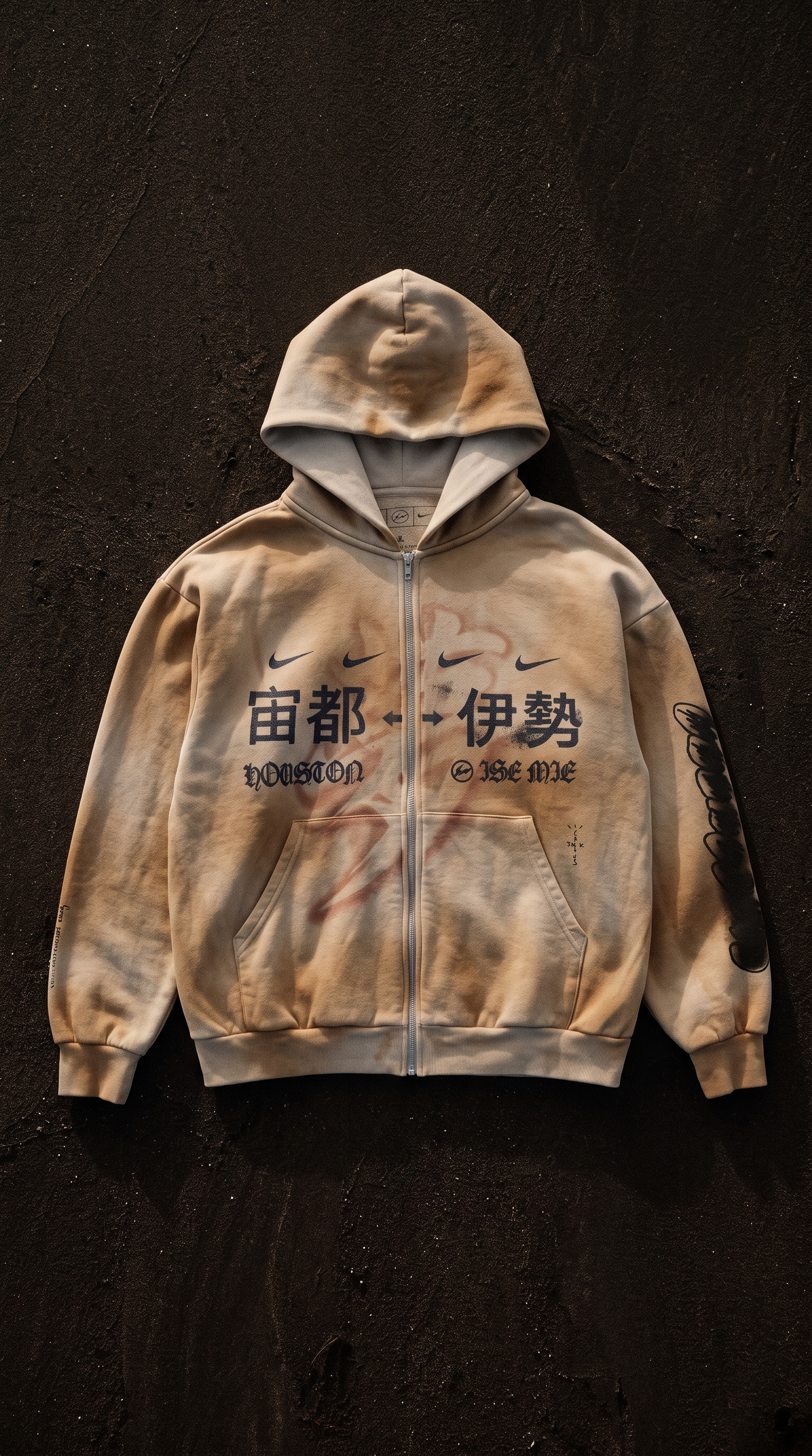 【Focus Store】預購 Travis Scott x Fragment Design x Nike FW25 Zip up Hooded Sweatshirt 連帽拉鍊外套 宙都 伊勢 TRA-FW25-002