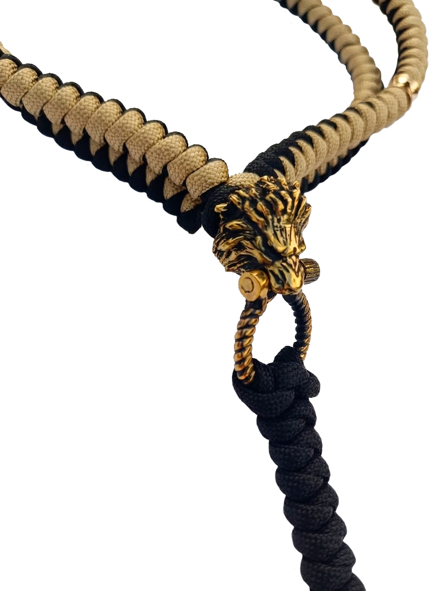 Panda Mouthtip Gold - “Lion” - "Neck" - Black + Gold