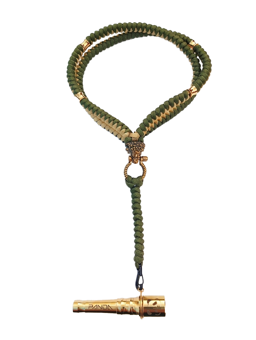 Panda Mouthtip Gold - “Lion” - "Neck" - Olive + Gold