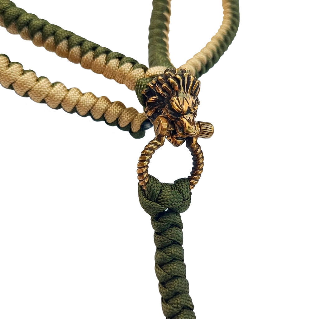 Panda Mouthtip Gold - “Lion” - "Neck" - Olive + Gold