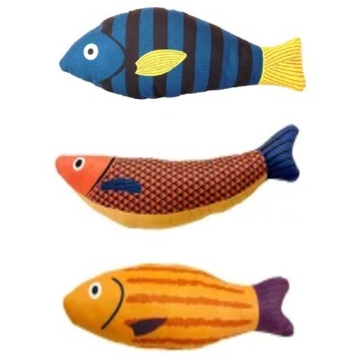 HIDREAM  貓薄荷魚玩具-大刀魚/虎紋鯛/條紋魚