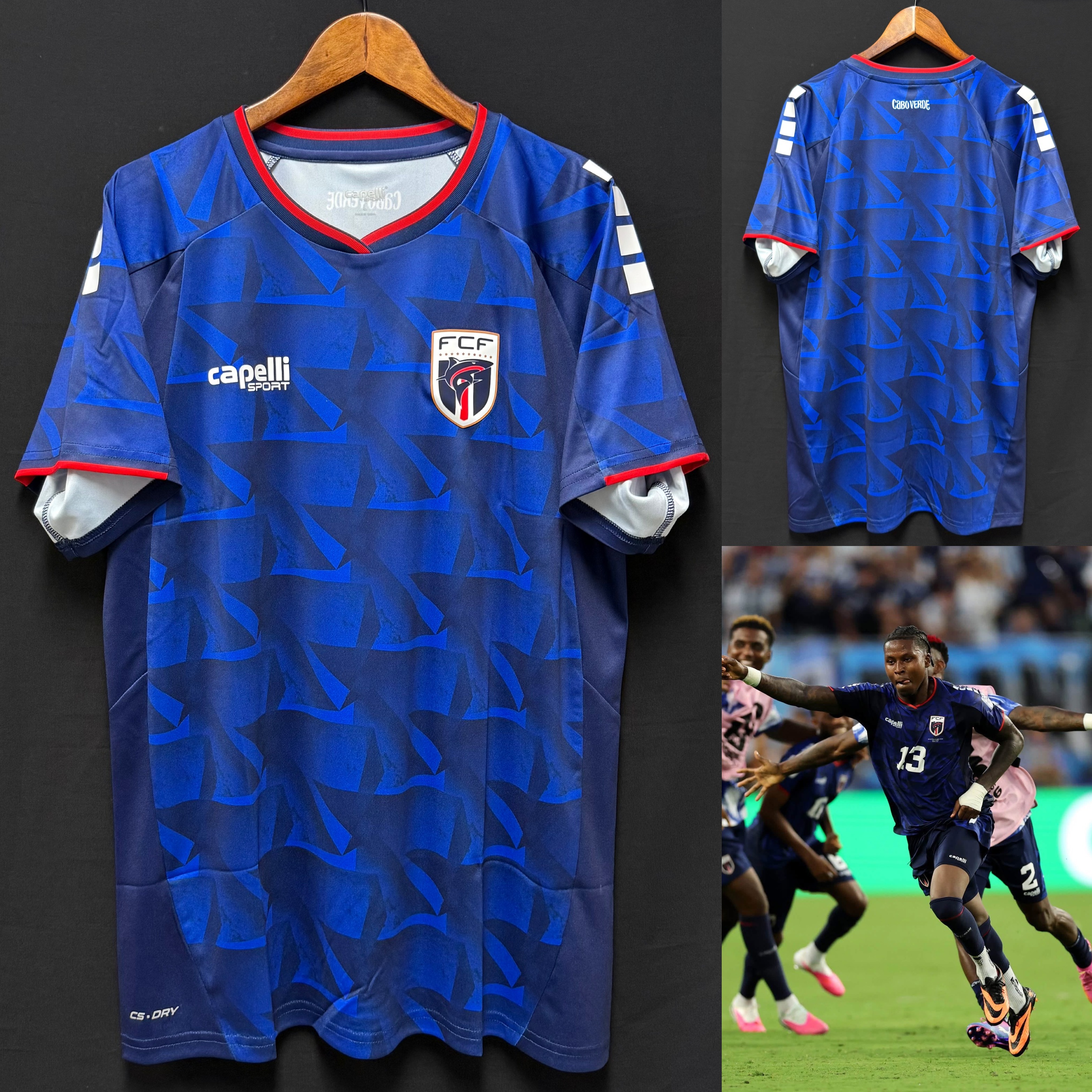 (Pre-Order) Cabo Verde 2026 FIFA World Cup Capelli Home Shirt