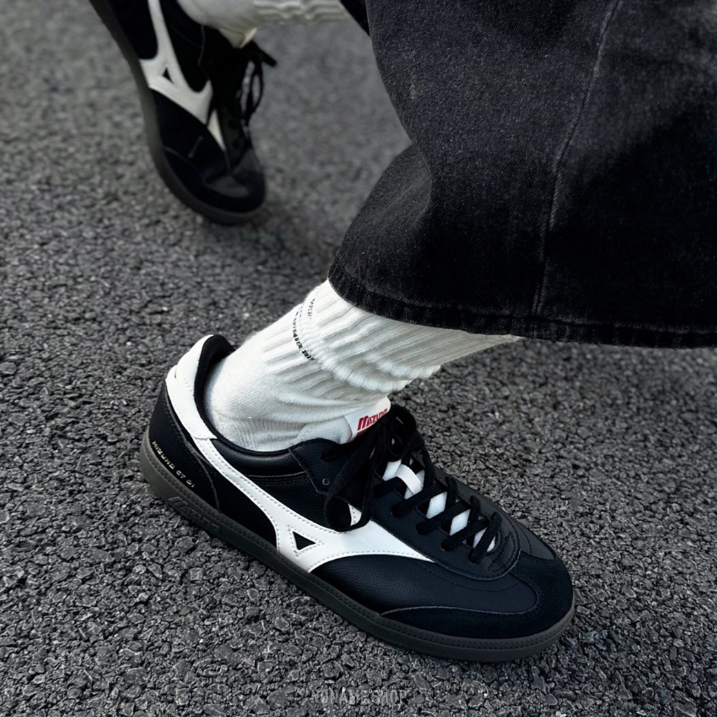 MIZUNO CT 01 復古 皮革 休閒 薄底鞋 兩色 (男/女同款)