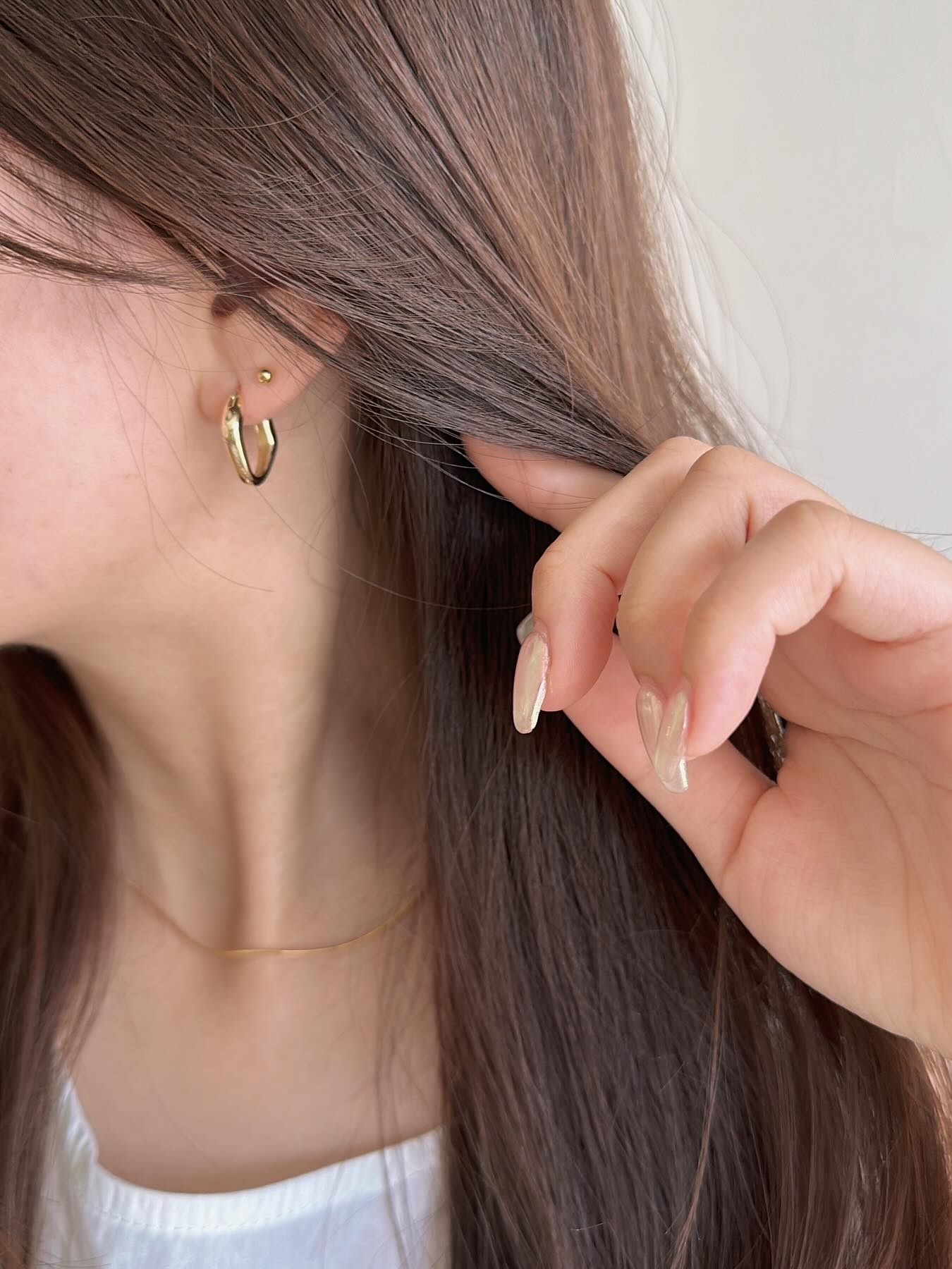 S925 design hoop pierce