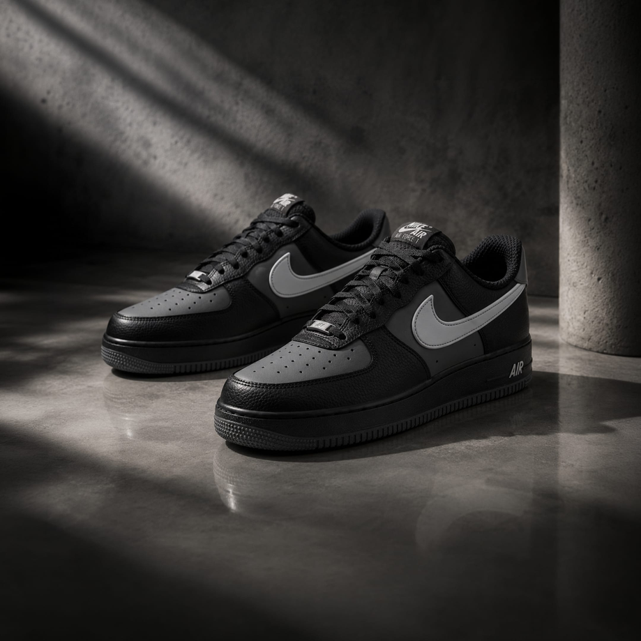 【預訂】NIKE AIR FORCE 1 07 LV8 全黑灰剔-MEN