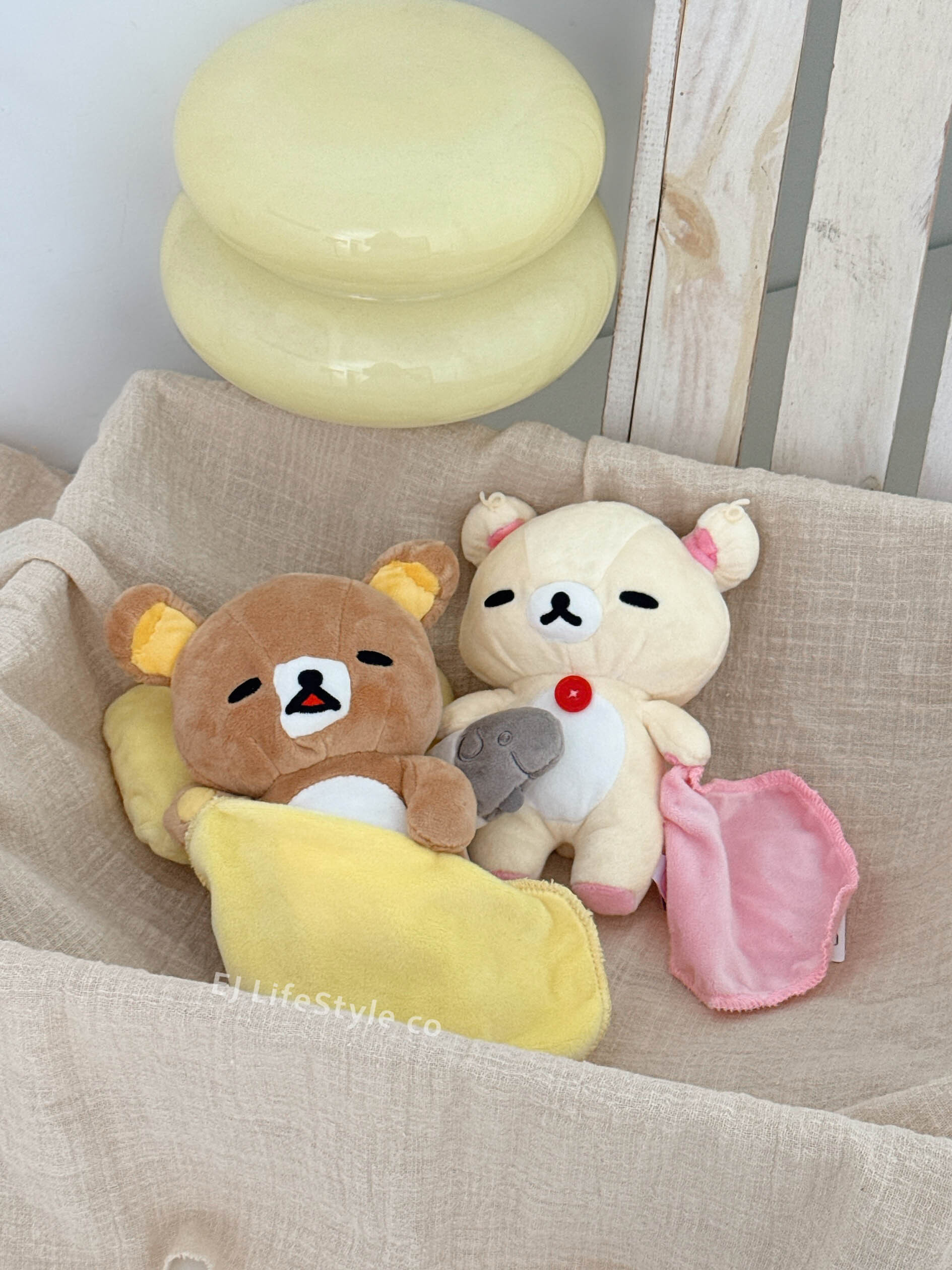 🇯🇵 RILAKKUMA 拉拉熊 睡覺系列 蓋被子 小白熊 絨毛玩偶 / 現貨