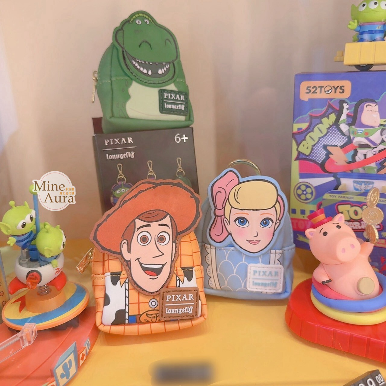 玩具總動員 Toy Story 迷你後背包造型 零錢包 鑰匙圈 吊飾 盲選盒 盲盒 -香港迪士尼樂園