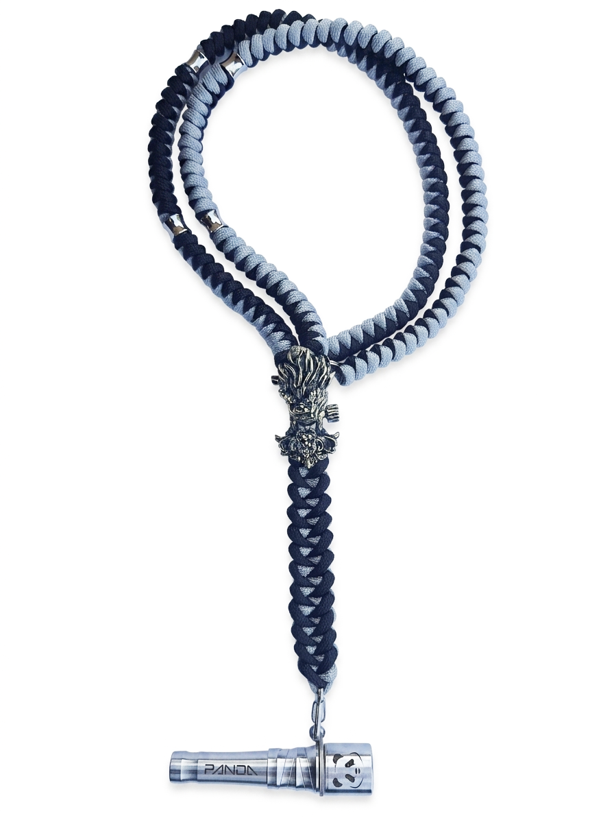 Panda Mouthtip “Rakshasa” - "Neck" - Gray + Black