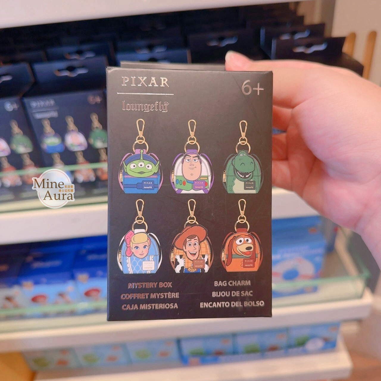 玩具總動員 Toy Story 迷你後背包造型 零錢包 鑰匙圈 吊飾 盲選盒 盲盒 -香港迪士尼樂園