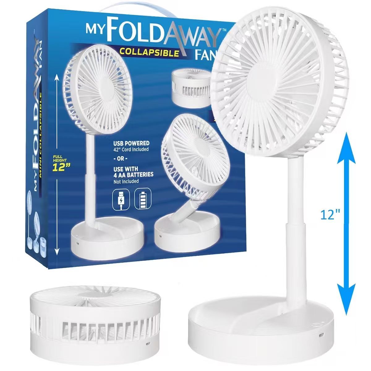 【現貨】My Foldaway Fan LX072548 伸縮摺疊風扇 (12吋)