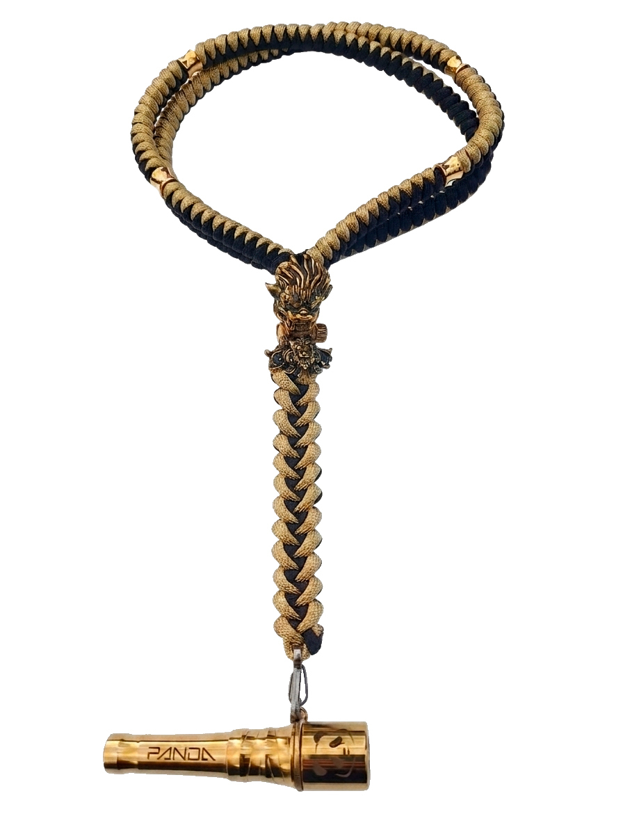 Panda Mouthtip Gold - “Rakshasa” - "Neck" - Black + Gold