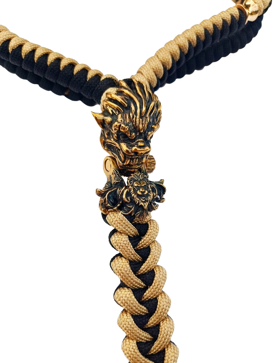 Panda Mouthtip Gold - “Rakshasa” - "Neck" - Black + Gold