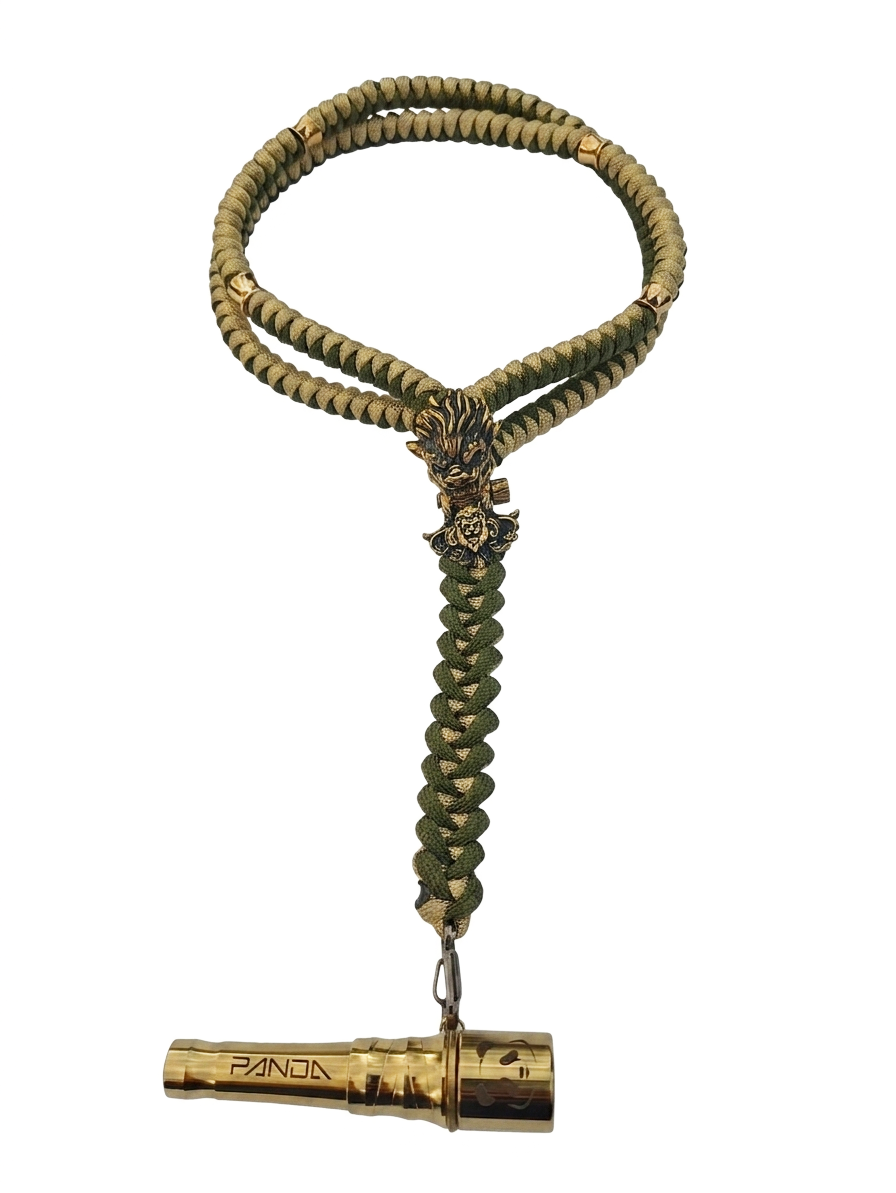 Panda Mouthtip Gold - “Rakshasa” - "Neck" - Olive + Gold