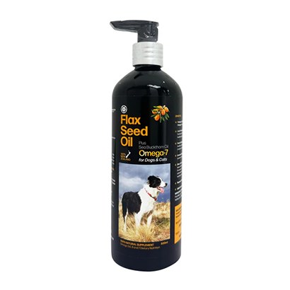 Fourflax 紐西蘭金裝Omega UP 亞麻籽油＋沙棘植物果油 500ml (貓狗適用)