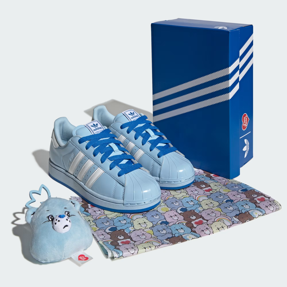 【預訂】ADIDAS SUPERSTAR II CARE BEARS 粉藍- WOMEN