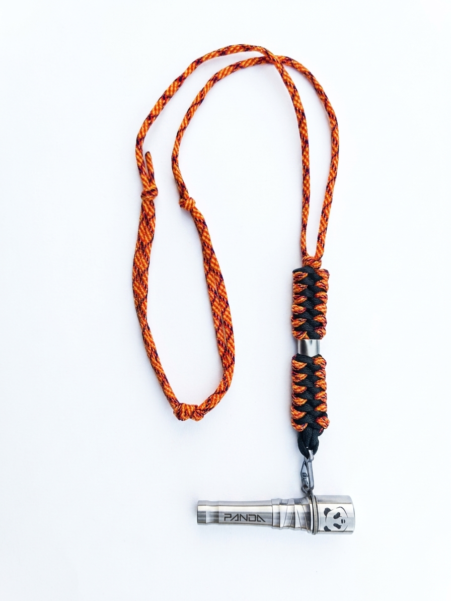 Panda Mouthtip “Neck” - Tiger + Burgundy