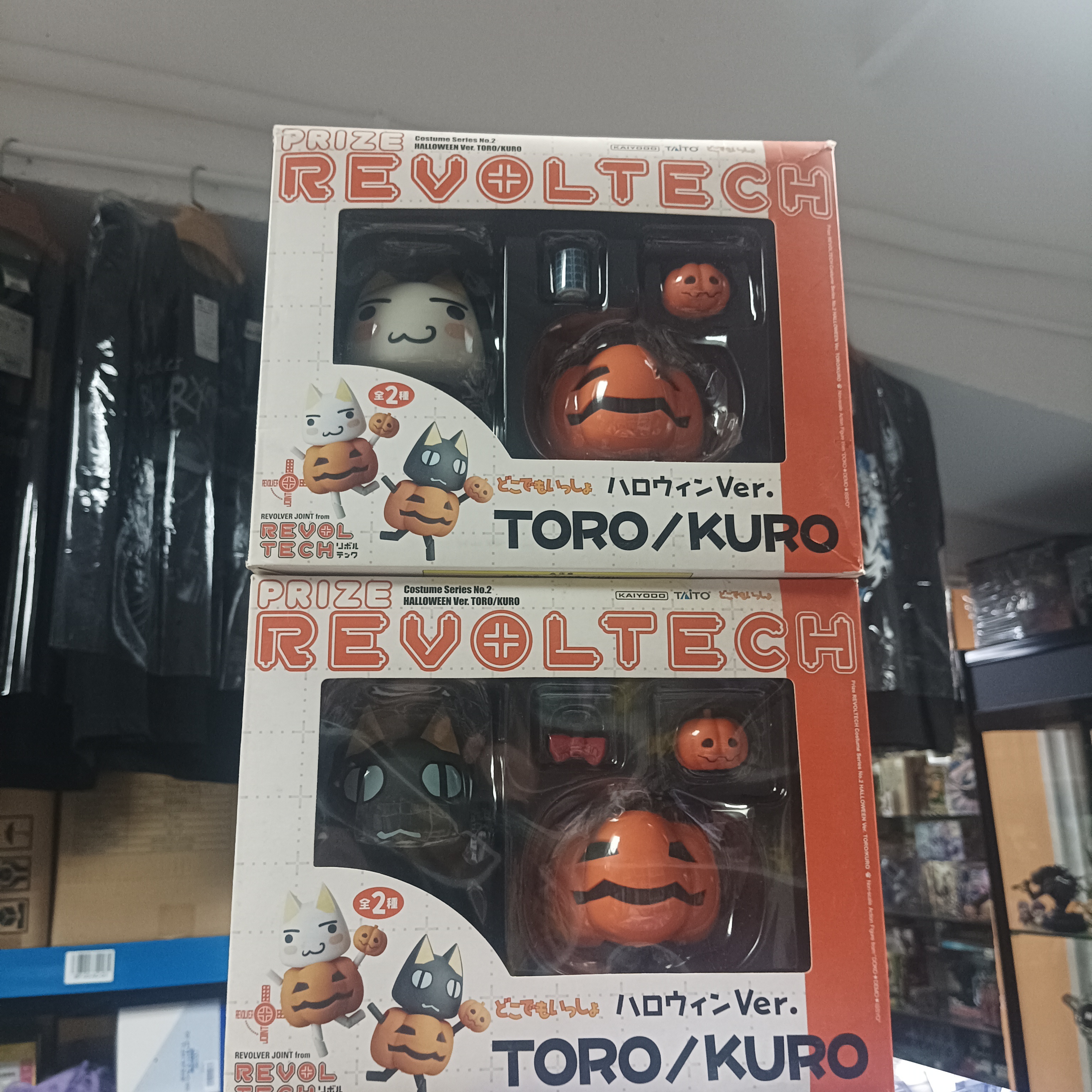 寄賣-山口式 Kaiyodo Toro+Kuro costume series Halloween+matsuri+christmas 散裝 一套 本體有刮痕