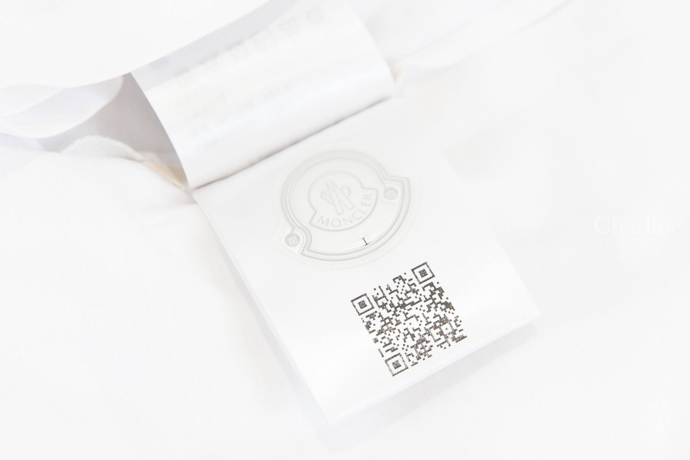 Moncler Double Logo Patch Cotton T-shirt 白色雙刺繡 Logo 短袖棉T-Charline Boutique 精品代購