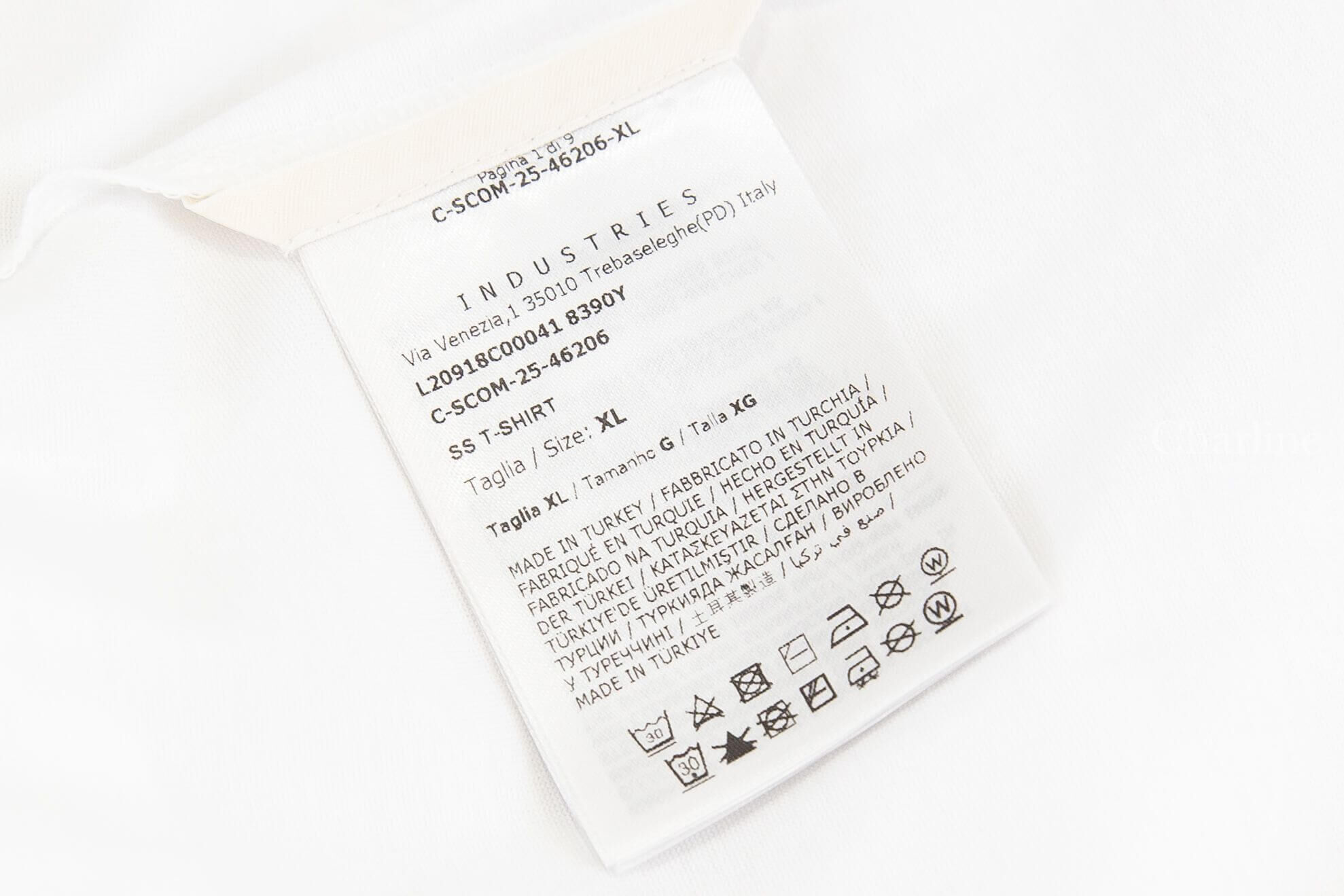 Moncler Double Logo Patch Cotton T-shirt 白色雙刺繡 Logo 短袖棉T-Charline Boutique 精品代購