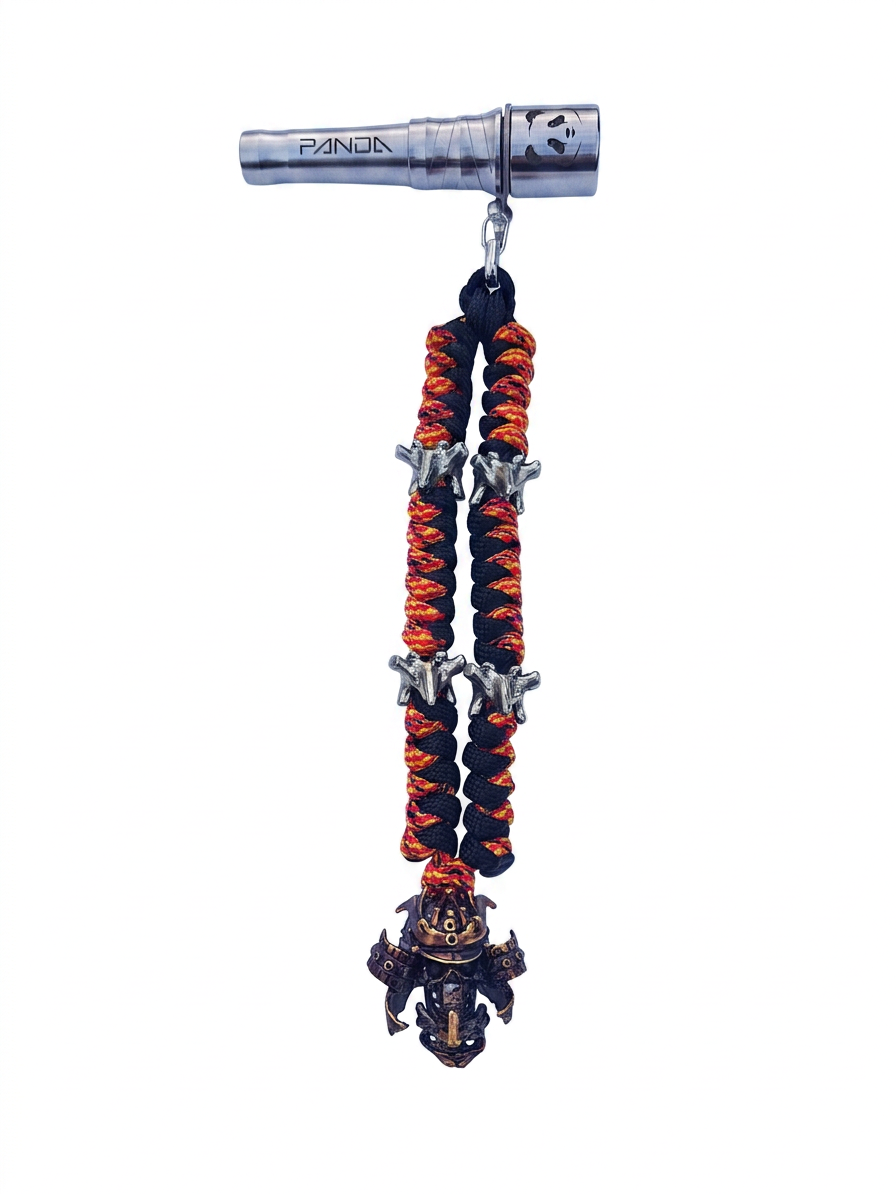 Panda Mouthtip "Samurai" - "Double" - Tiger + Black