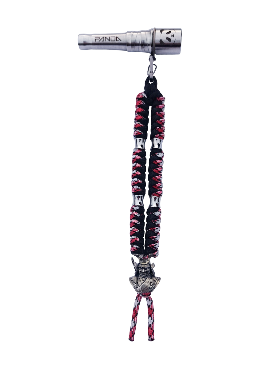 Panda Mouthtip "Samurai" - "Double" -  Red White + Black