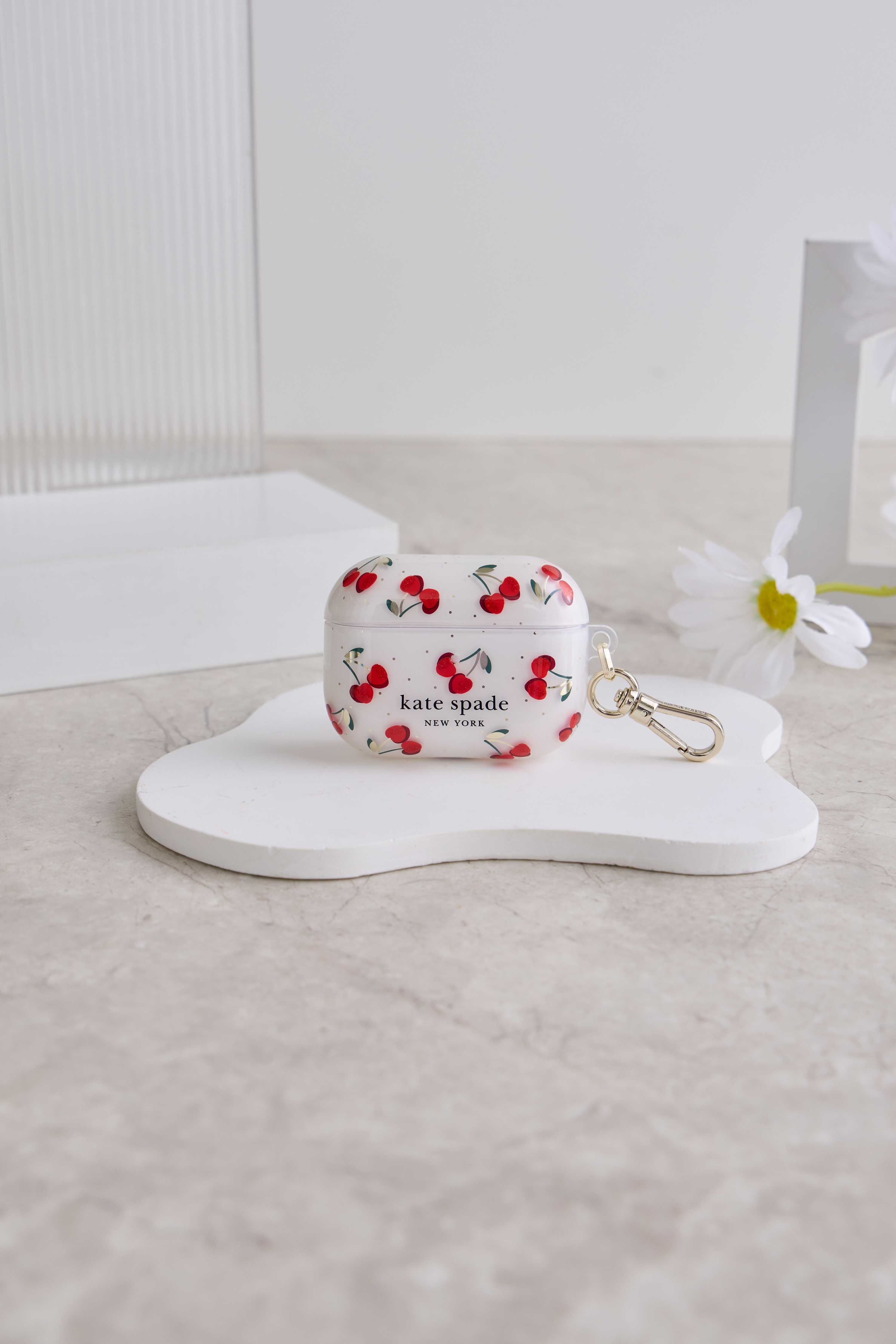 kate spade AirPods Pro (第3代) 耳機保護殼套 嬌豔櫻桃