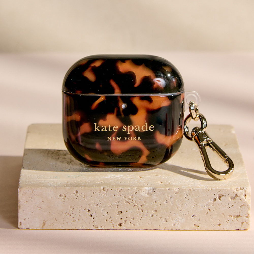 kate spade AirPods 4 耳機保護殼套 華麗玳瑁