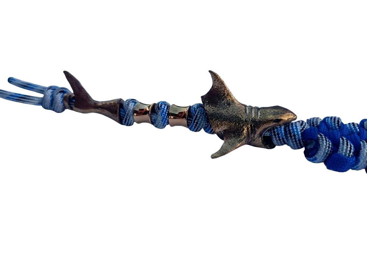 Panda Mouthtip “Baby Shark” - "Solo" - Silver Blue