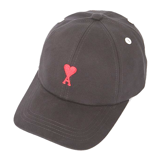 Ami de Coeur Cotton gabardine cap 經典紅心棒球帽【BFUCP006.AW0041.001】