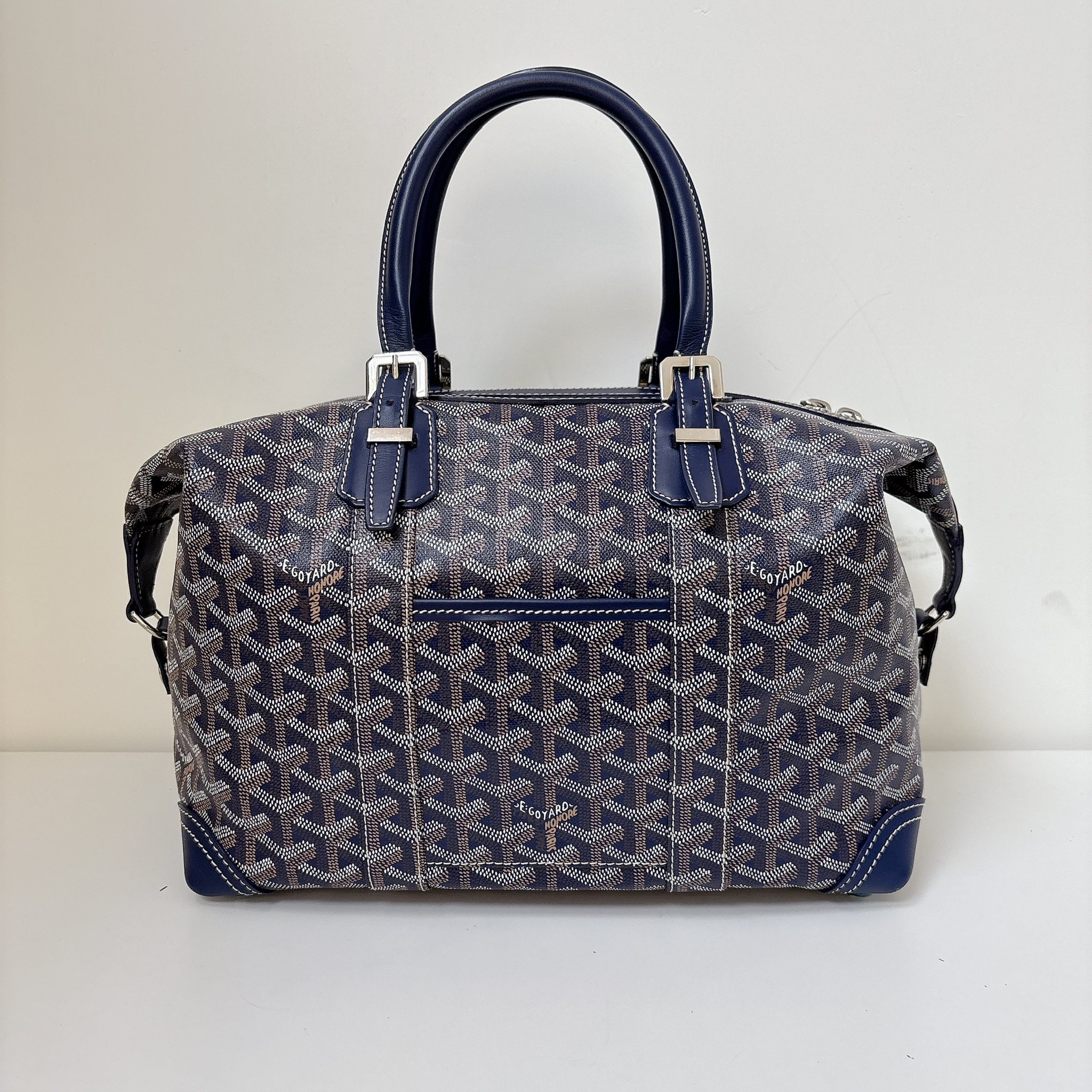 Goyard Boeing 30 - Navy blue / SHW