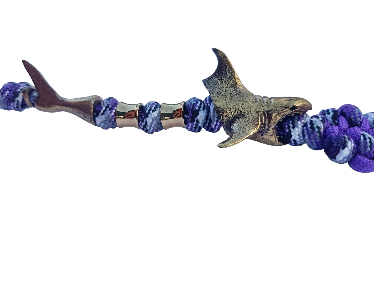 Panda Mouthtip “Baby Shark” - "Solo" - Silver Purple