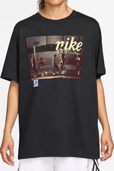 【現貨】Nike LX072563 男裝印花短袖上衣 (黑色)