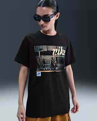 【現貨】Nike LX072563 男裝印花短袖上衣 (黑色)
