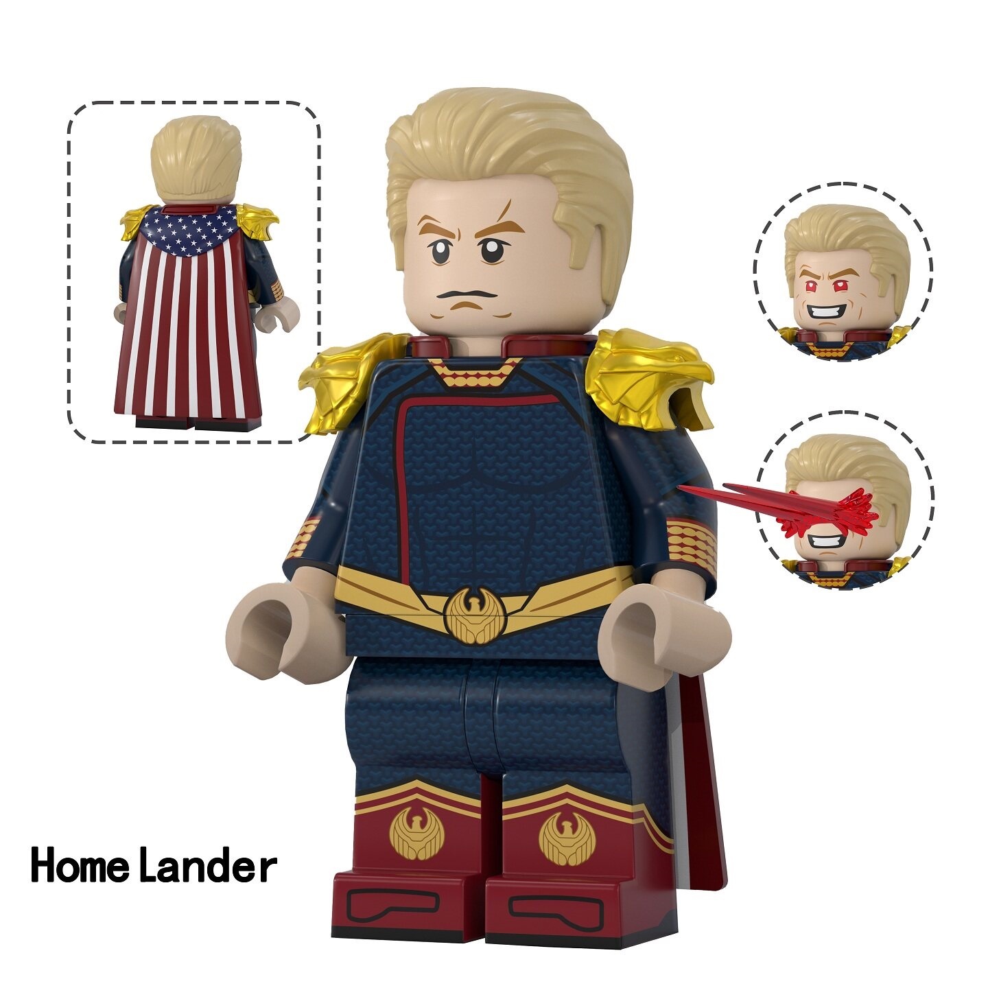 The Boys Home Lander Custom Minifigures Fit Lego TV6225 TV1206
