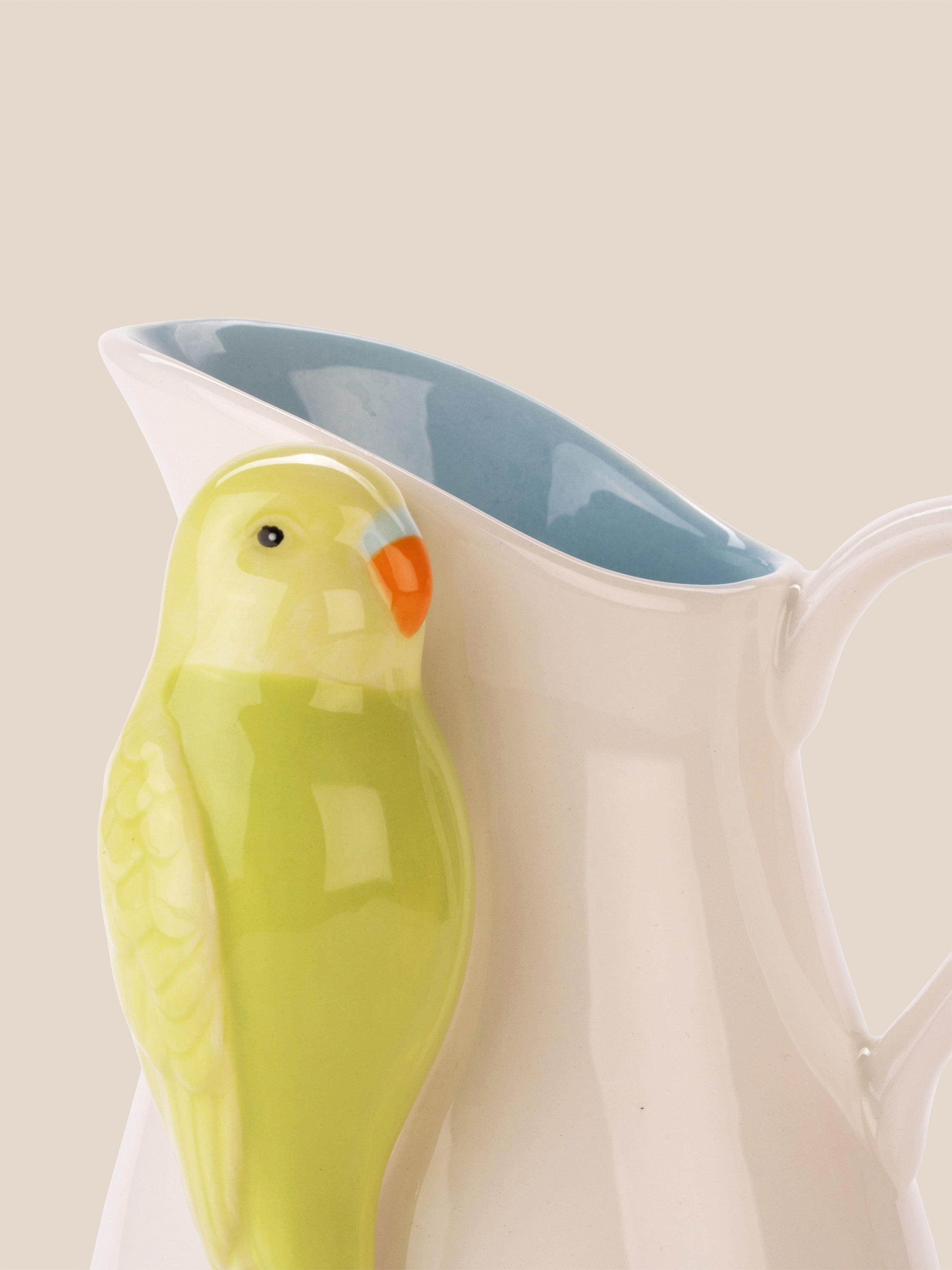 Painted Table 鸚鵡造型水壺/花器