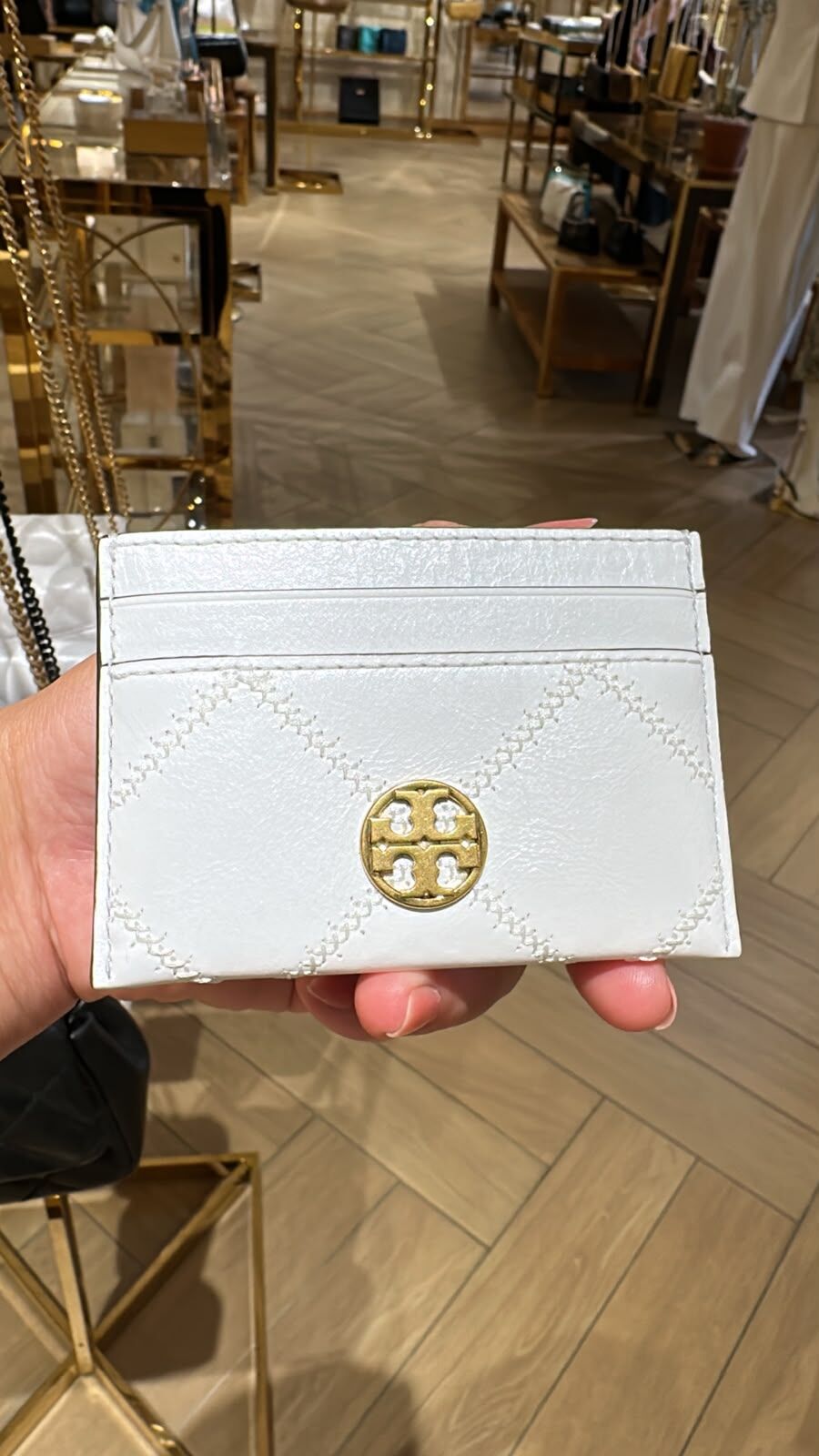 LYS02141 Tory Burch 金色logo卡片套