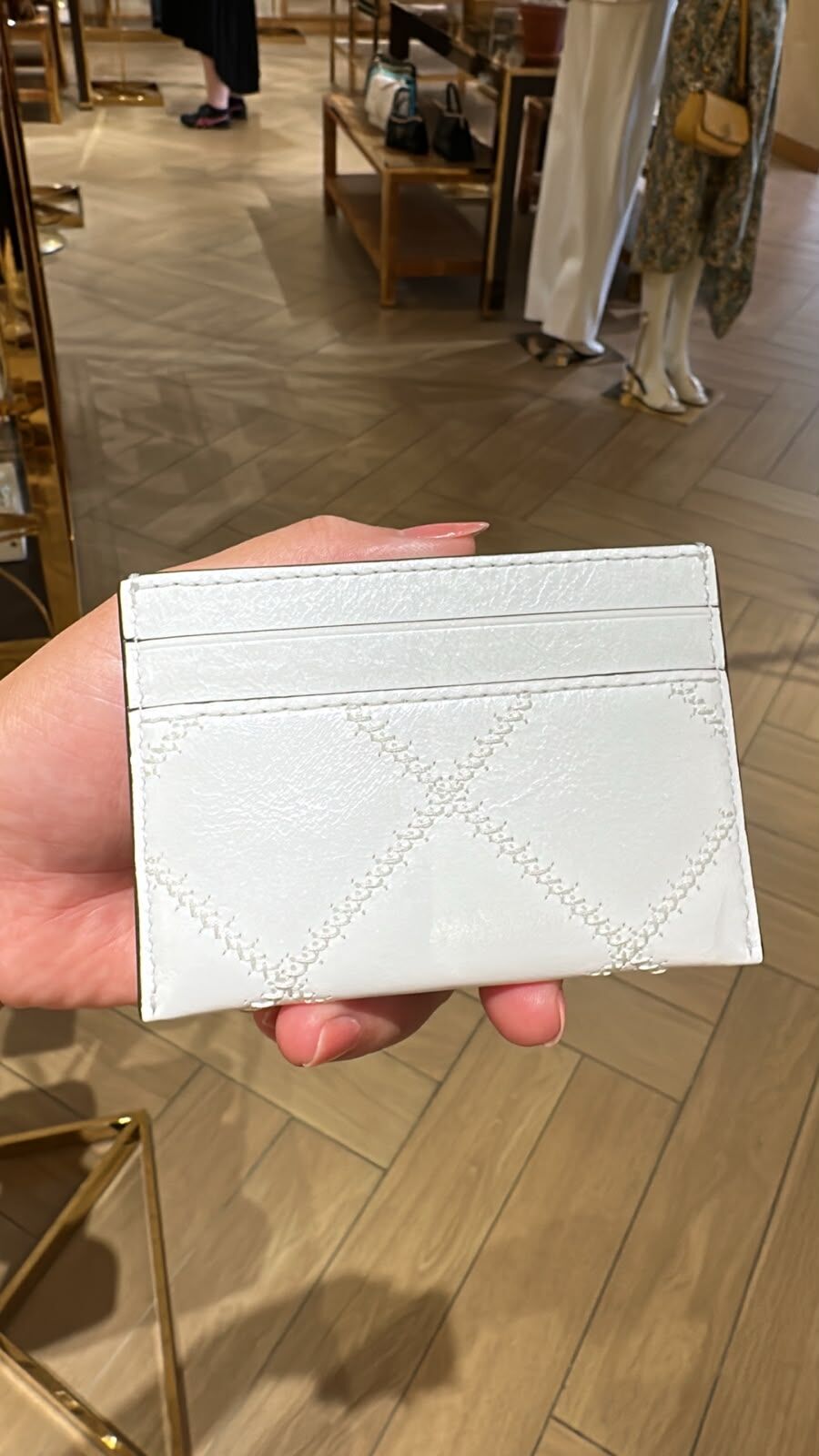 LYS02141 Tory Burch 金色logo卡片套