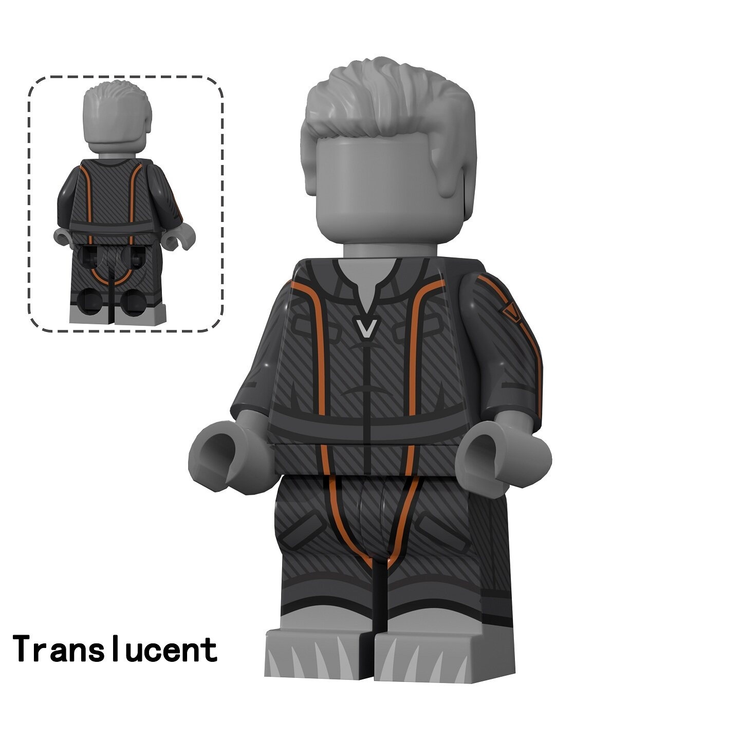 The Boys Translucent Custom Minifigures Fit Lego TV6225 TV1209