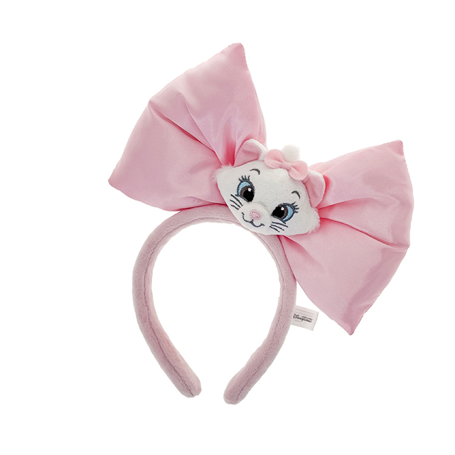瑪莉貓 Marie 立體絨毛 蝴蝶結 大頭 造型 髮圈 髮箍 貓兒歷險記 The Aristocats -香港迪士尼樂園