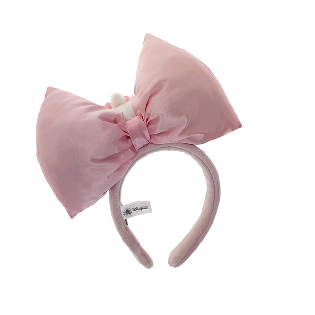 瑪莉貓 Marie 立體絨毛 蝴蝶結 大頭 造型 髮圈 髮箍 貓兒歷險記 The Aristocats -香港迪士尼樂園
