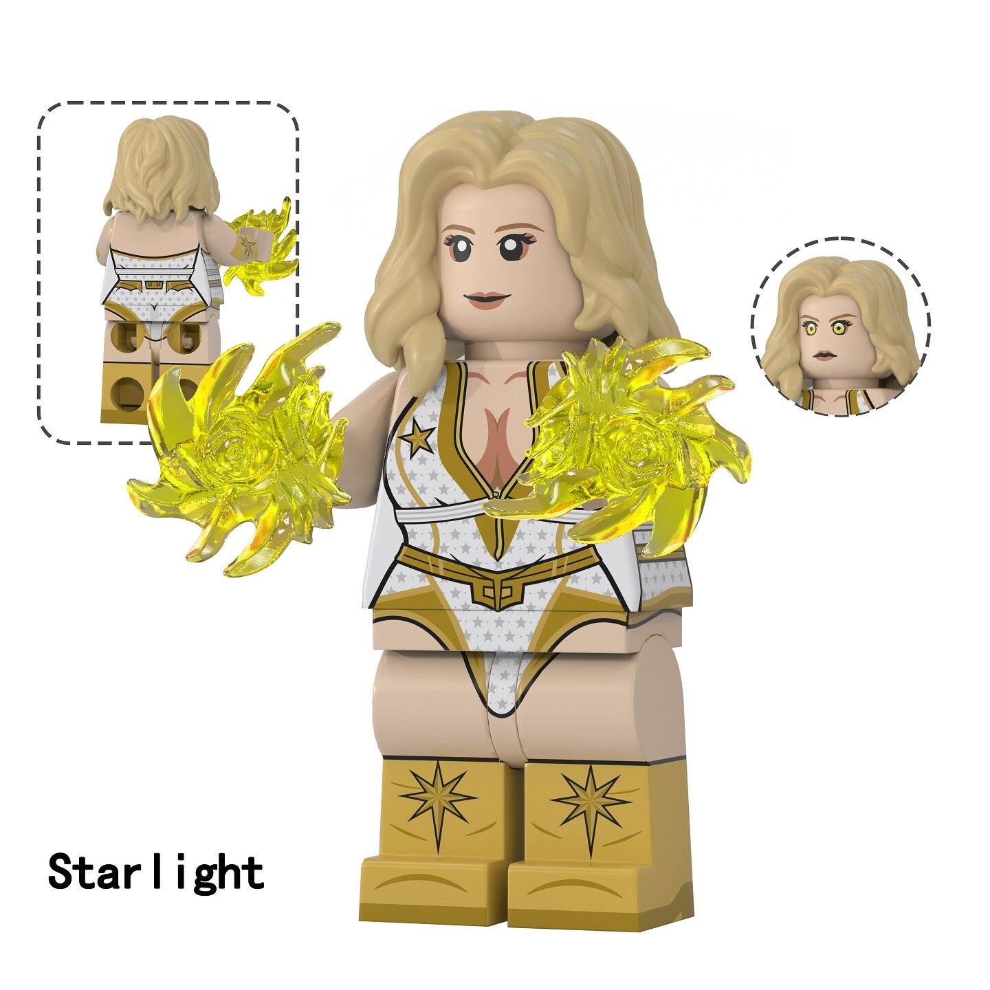 The Boys Starlight Custom Minifigures Fit Lego TV6225 TV1210