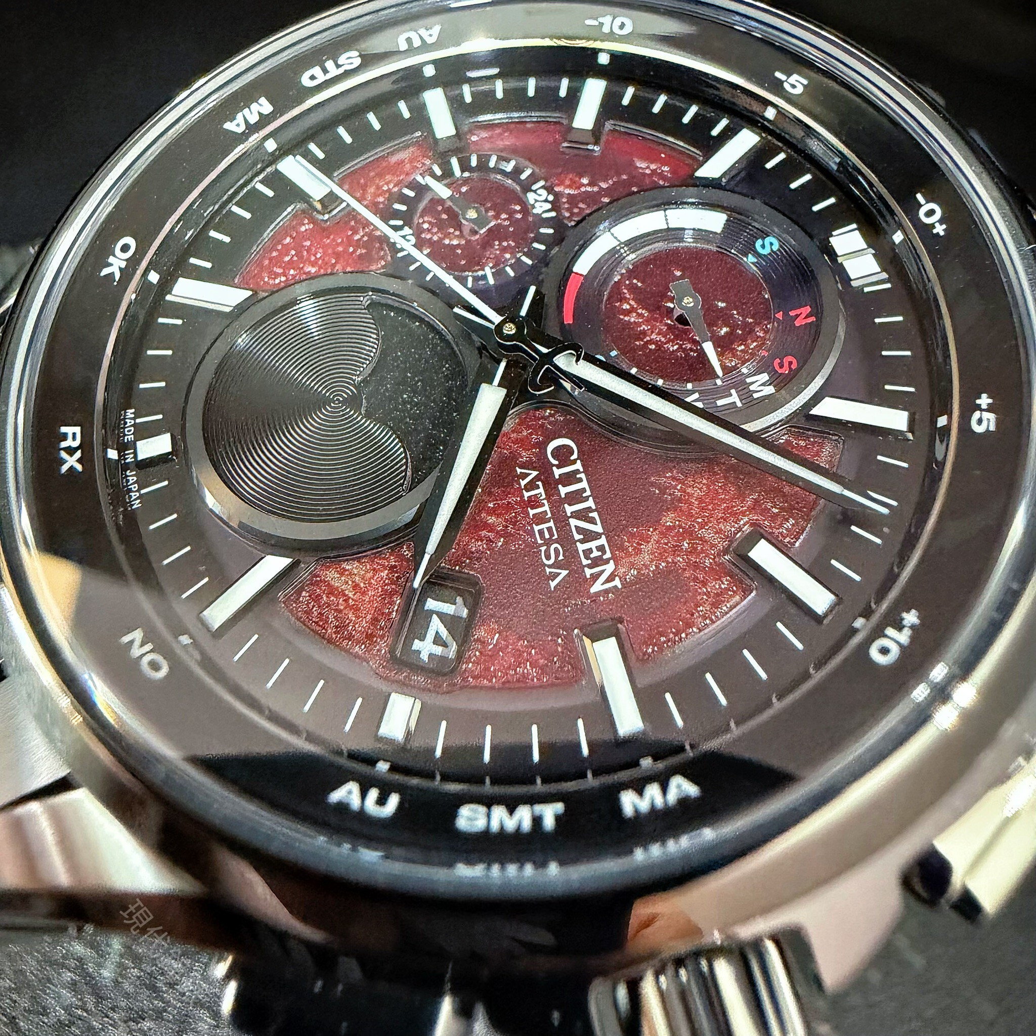 【CITIZEN 星辰】ATTESA 限量血月月相電波男腕錶BY1005-73Z 41.5mm 現代鐘錶