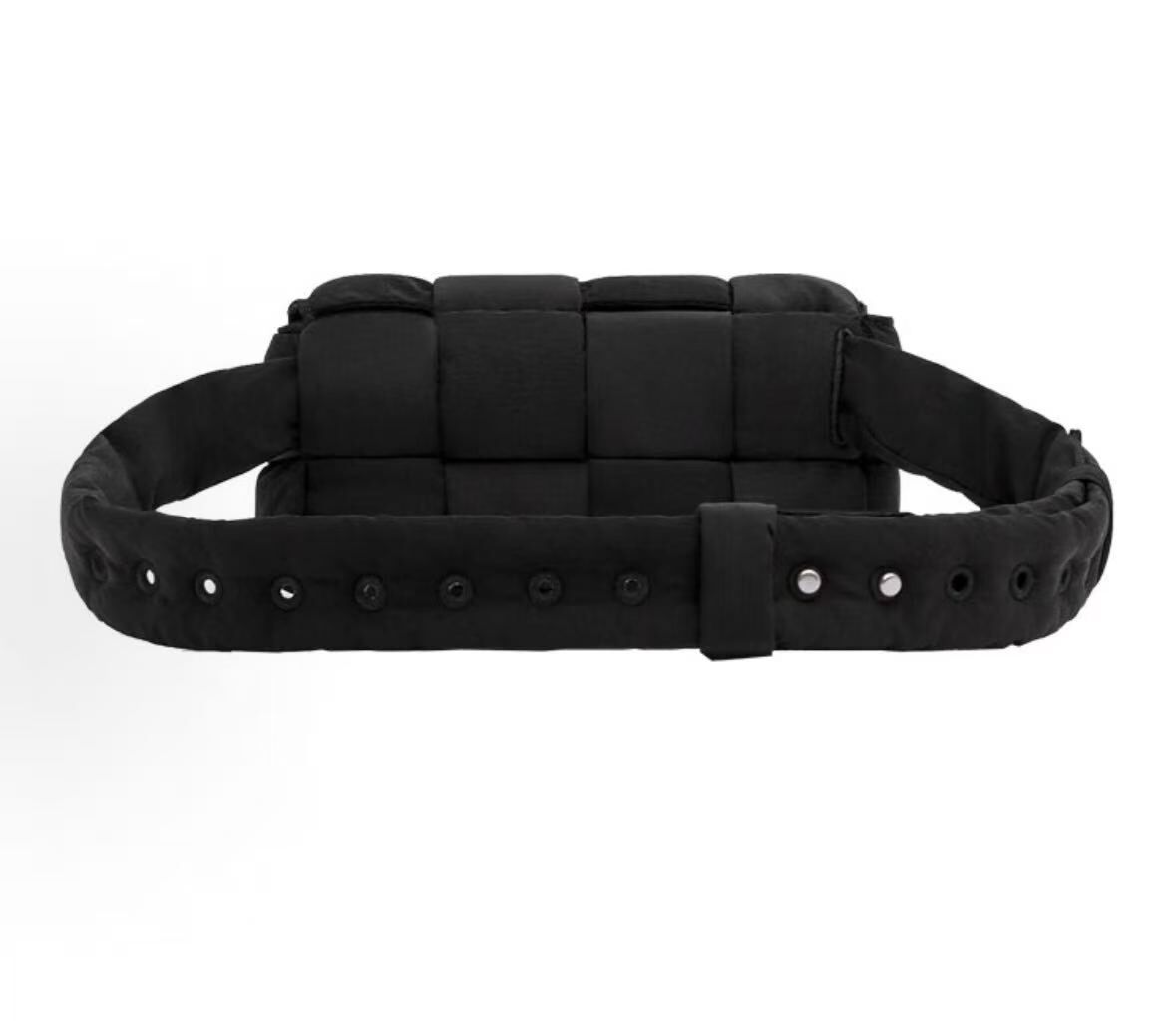 【預購】Bottega Veneta S072447 尼龍腰包 (黑色)
