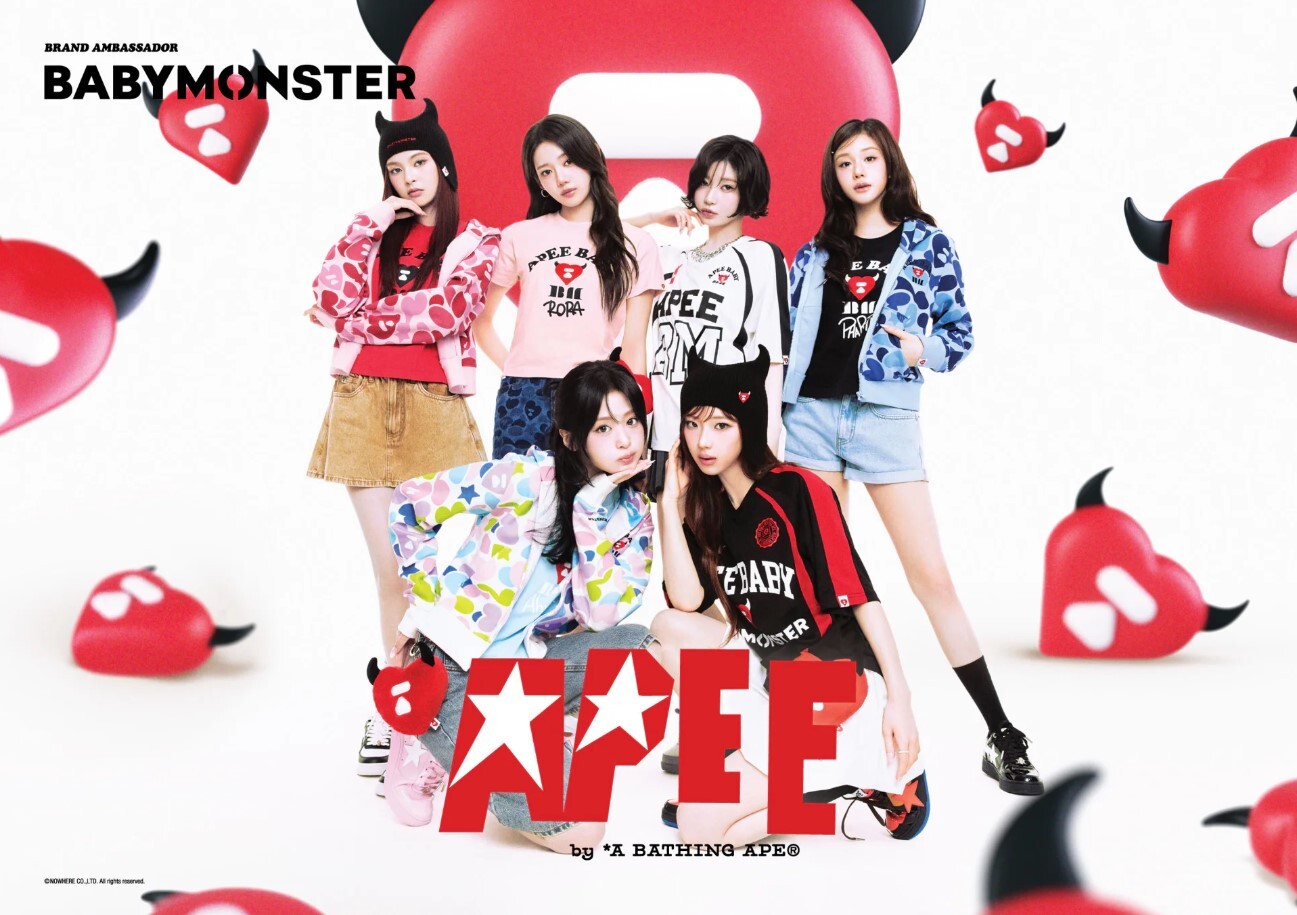 APEE X BABYMONSTER 聯名 手寫簽名 短Tee 0PXTEAS519A6Q 519