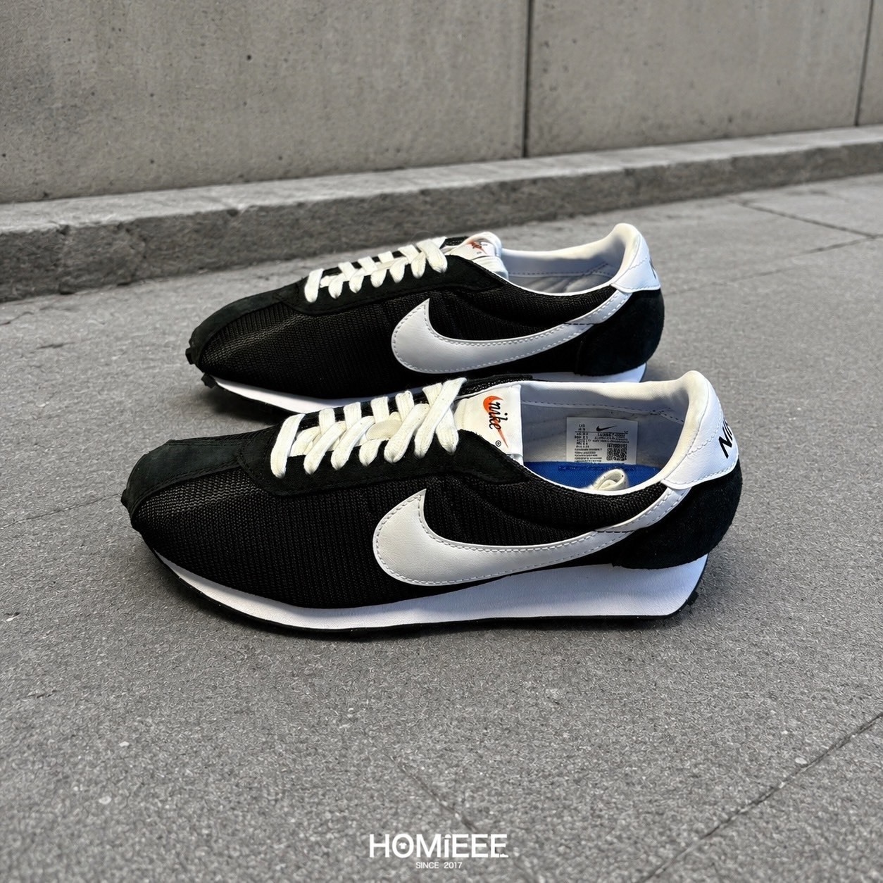 Nike LD-1000 休閒鞋 復古 網布 透氣 黑白色 男鞋 [HJ4687-002]
