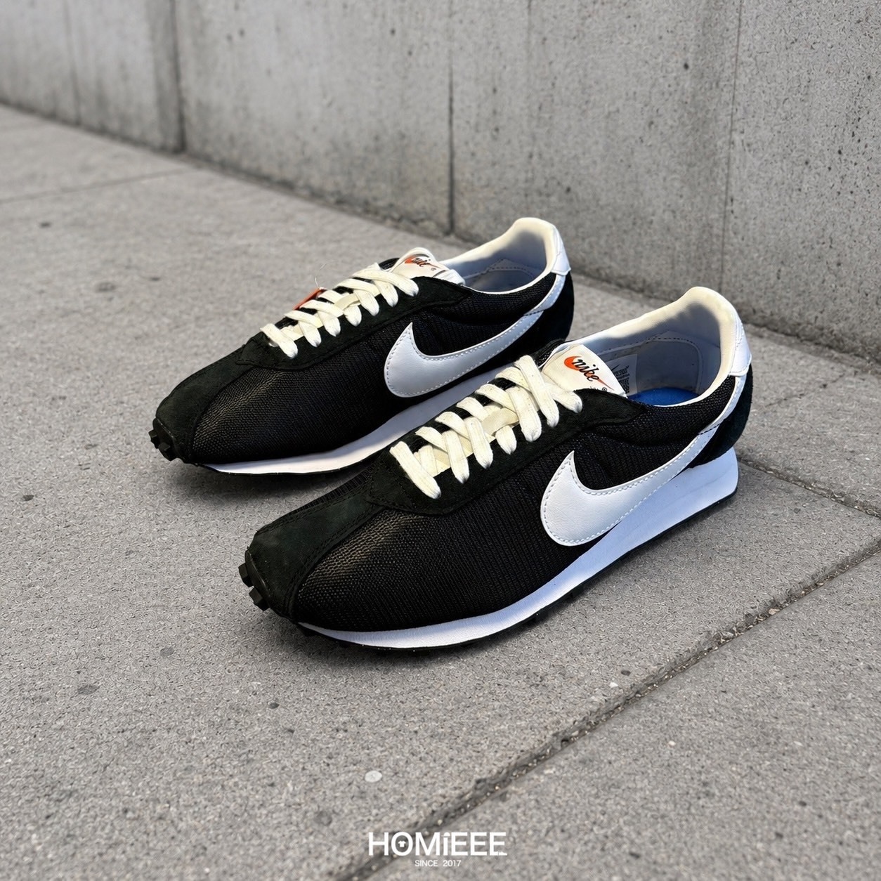 Nike LD-1000 休閒鞋 復古 網布 透氣 黑白色 男鞋 [HJ4687-002]