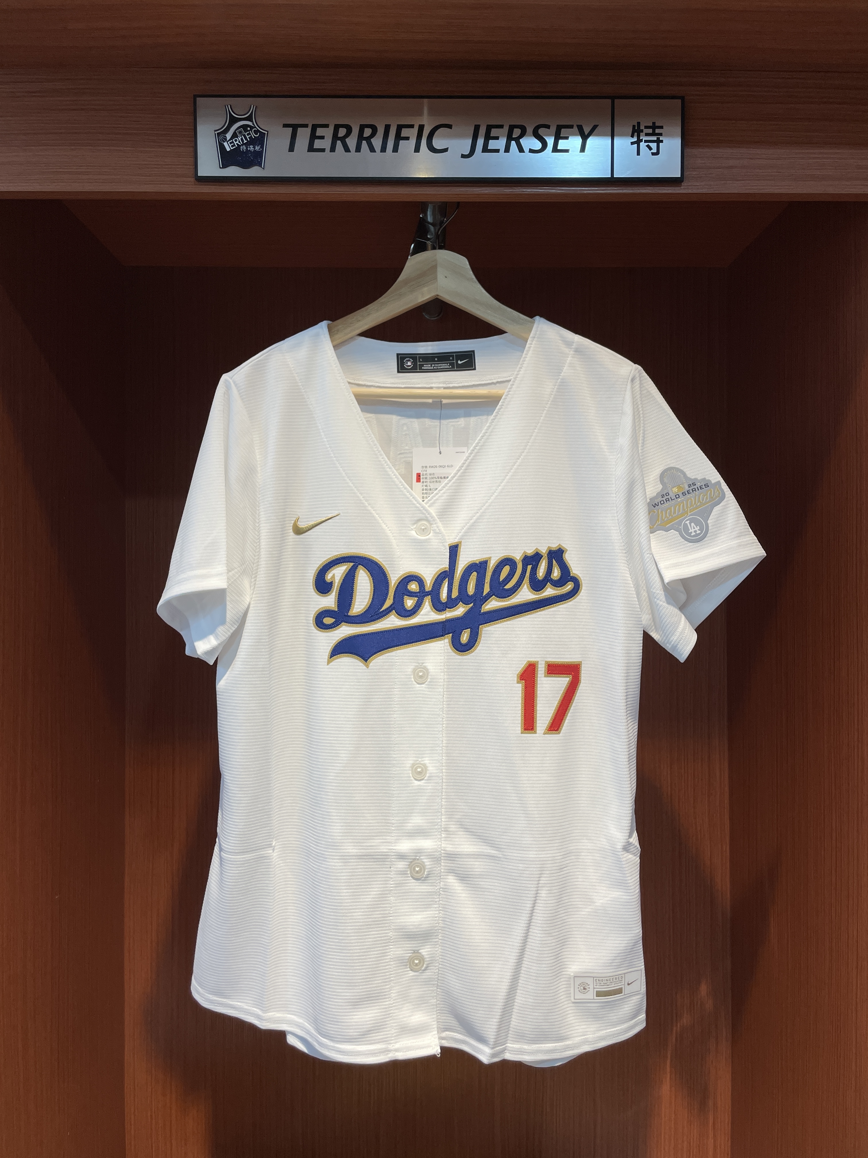 MLB球衣 Shohei Ohtani 洛杉磯道奇 冠軍 金字 開幕戰 2026 Gold Collection Nike Women Stadium Player Name Jersey 球迷版 熱轉印 女版 全新