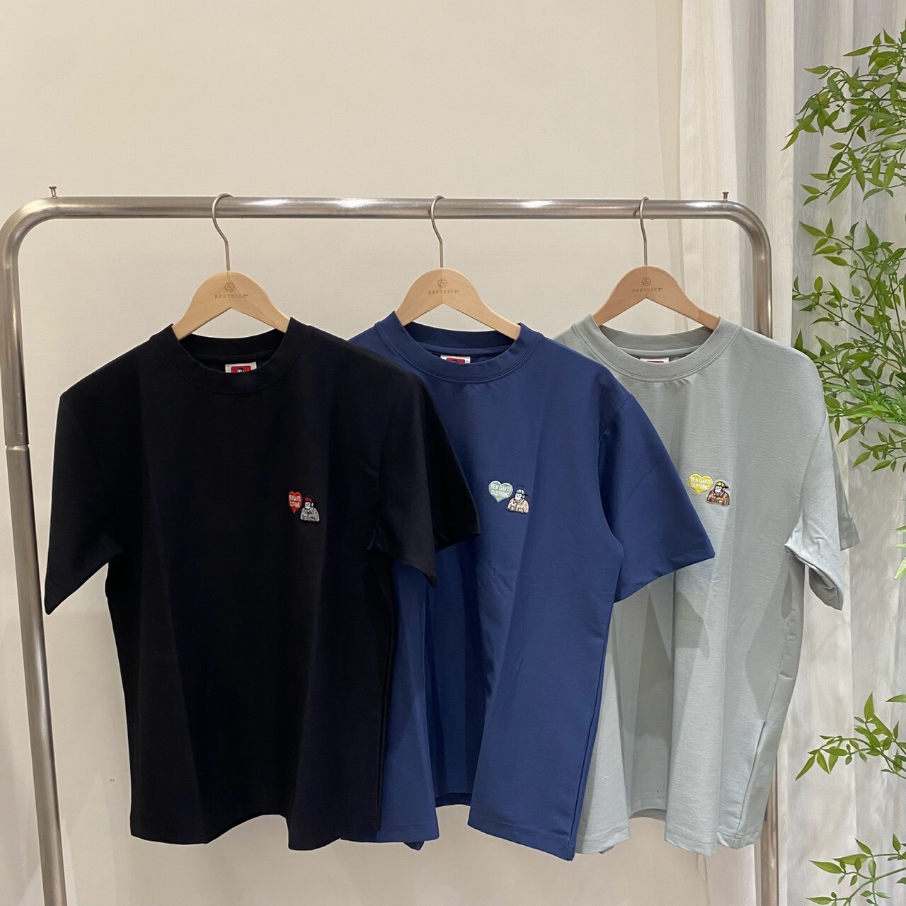 Ben davis 愛心猩猩小刺繡涼感短袖 T C-26580033